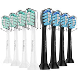 SuitShine Replacement Toothbrush Heads for Philips Sonicare Replacement Heads, Compatible with Phillips Sonicare Snap-on Electric Tooth Brushes, Aseptic Packing, 8 Pack