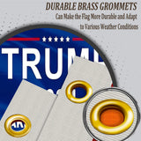 Trump 2024 Flag 3x5 Outdoor Double Sided Made in USA Heavy Duty 3 Ply Thick Polyester Material Take America Back Flags with 2 Metal Grommets, 4 Rows of Stitching Donald Trump Banner