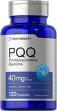 Horbäach PQQ Supplement 40 mg | 120 Capsules | Maximum Strength | Non-GMO and Gluten Free Supplement | Pyrroloquinoline Quinone Disodium Salt
