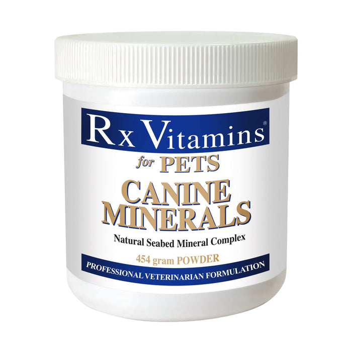 Rx Vitamins Canine Minerals - Dog Calcium Supplement Plus Magnesium & Potassium - Mineral Powder for Dogs - Mineral Supplement for Dogs 16 oz