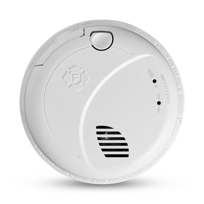 First Alert SMCO100V-AC, Interconnect Hardwire Combination Smoke & Carbon Monoxide Alarm with Battery Backup and Voice & Location Alerts, 1-Pack