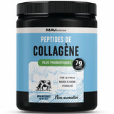 Collagen Peptides Powder with Probiotics | Type 1 & Type 3 Grass Fed Hydrolyzed Bovine Collagen | 7000mg Per Serving | Support Hair, Skin, Nails, Joints & Gut Health | Unflavored, 210g Per Container