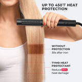 TYMO Heat Protectant Spray for Hair with Argan Oil for Styling Tools, Heat Protection Spray to Smooth & Hydrate, Natural Clean Formulation, Multi-benefit Treatment, Lightweight for All Hair Types