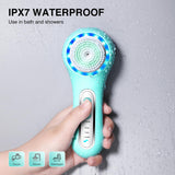 UMICKOO Face Scrubber Exfoliator,Facial Cleansing Brush Rechargeable IPX7 Waterproof with 5 Brush Heads,Electric Face Spin Brush for Exfoliating, Massaging and Deep Cleansing