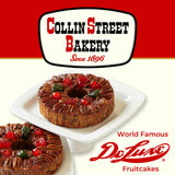 COLLIN STREET BAKERY DeLuxe Fruitcake - Handcrafted Fresh with Pecans, Pineapple, Papaya, Ripe Cherries, Raisins, & Honey - Giftable Collector's Tin - Baked in Texas Since 1896-8" - 102A