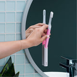 Quip Sonic Toothbrush for Adults - Timed Electric Toothbrush with Cover - Replaceable Brush Head, Soft Bristles, Plastic Handle, 3 Month Battery Life - Travel Toothbrush - Magenta