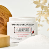 Nuru Massage Gel Therapy Powder 100g | Seaweed & Green Tea | Made in Japan | Paraben & Glycerine Free | Makes 2.64 gal