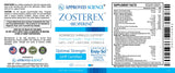 Approved Science Zosterex - Immune Support - L-Lysine 1000 mg, Vitamin B Blend, Mushroom Blend - 60 Capsules