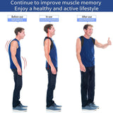SNUSIM Posture Corrector Upper Back Brace Neck Shoulder Back Support Brace Pain Relief Belt for Women Men Braces Spine Straightener Breathable - Adjustable