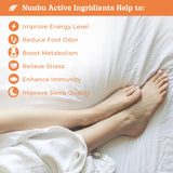 Nuubu | Ginger Deep Cleansing Foot Pads for Better Sleep & Foot Care | Premium Japanese Organic Foot Pads with Ginger Powder (10 Pc)