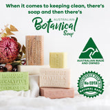 Australian Botanical Soap - Goat Milk Soap Bars w/Soya Bean - Triple Milled, Long Lasting, Natural Soap Base, Pure Plant Oil - Women & Men - All Skin Types - Bathroom Essentials - 6.5 oz, Pack of 4