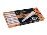 ZIG-ZAG Ultra Thin Pre Rolled Paper Cones 1 1/4 Size - 24 Count | Organic, Chemical-Free Rolling Papers for a Slow Burn and Smooth Experience - Convenient and Precise for Rolling