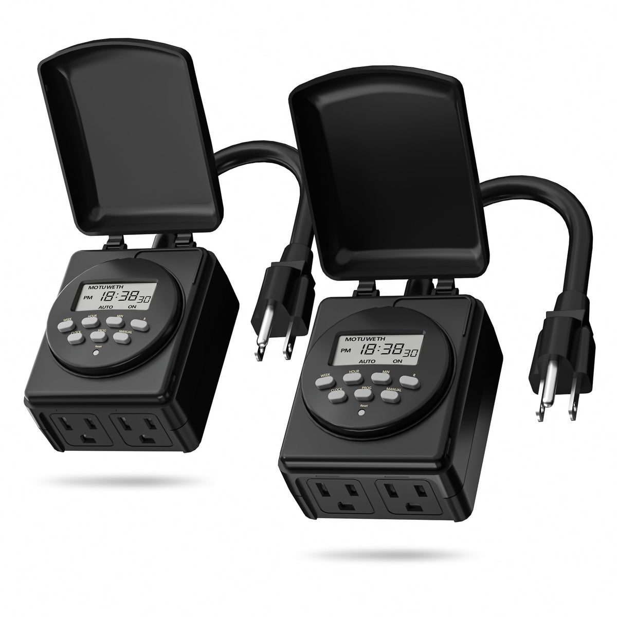 BN-LINK 7 Day Outdoor Heavy Duty Digital Programmable Timer for Pool P