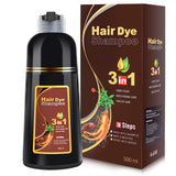 COSMTEK MEIDU Hair Color Shampoo Brown Hair Dye Shampoo for Women & Men 3 in 1- Coloring Shampoo in Minutes 500ML…