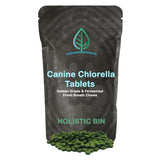 Canine Chlorella Tablets with Human Grade Fermented Chlorella for Dogs | Natural Dog Breath Freshener & Immune Booster Supplement | Dog Greens with Chlorophyll | 100 Vegan Tablets