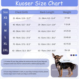 Kuoser Recovery Suit for Dogs, Spay Recovery Femle Dog Onesie Male Neuter Suit, Anti Licking Dog Surgical Suit Soft Dog Body Suits After Surgery for Small Medium Large Dogs,Substitute E-Collar & Cone