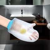 ASUNBY Waterproof Hand Cast Cover for Shower Adult Bath Watertight Wrist Wound Protector Resuable Bandage Sleeve Bags for Broken Hand, Wrist, Fingers, Surgery Burns