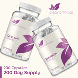 ClearFormulas Pure Quercetin 500mg Supplement - 200 Capsules - Quercetin Dihydrate