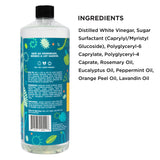 Aunt Fannie's Ultra Concentrated Floor Cleaner Vinegar Wash, Multi-Surface Floor Cleaner For Mopping, Makes 16 Gallons, Bright Lemon Scent, 32 oz. (Pack of 3), Packaging May Vary