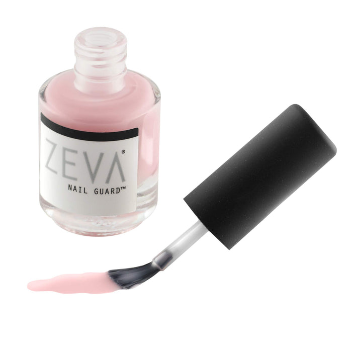 ZEVA Nail Guard - Professional 7 Free Vegan Finger & Toe Nail Strengthening Polish - No Chip Clear Matte Coat - Nail Hardener for Natural Fingernail & Toenail Growth for Men & Women