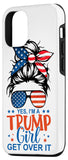 iPhone 12/12 Pro Yes I'm A Trump Girl Get Over It Trump 2024 Messy Bun Women Case