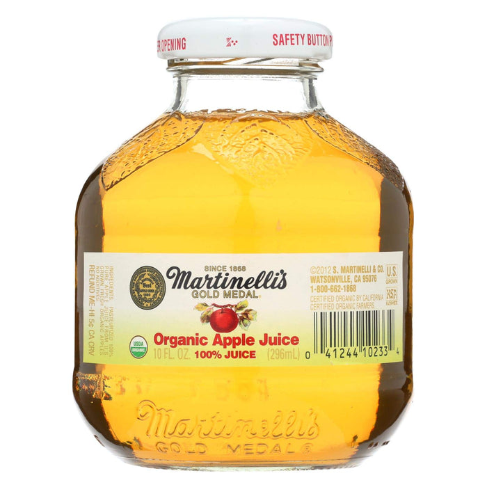 MARTINELLI'S Organic Juice - Apple - Case of 12 - 10 oz.