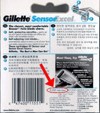 Gillette Sensor Excel-50 Count (5 x 10)