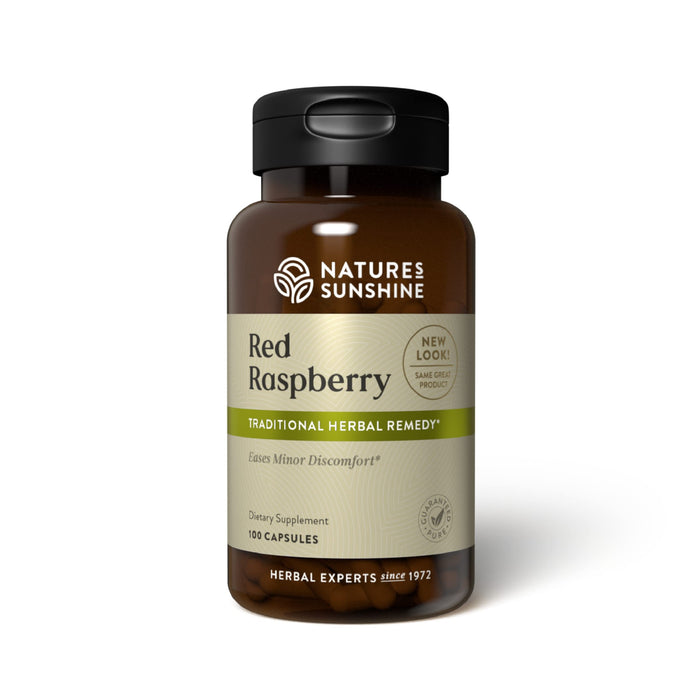 Nature's Sunshine Red Raspberry, 100 Capsules