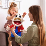 2023 New Jefffrry Puppet Plush Toy, Jefffrry Sister/Mom/Dad Soft Plush Toy, Hand Puppet for Play House, Mischievous Funny Puppet's Toy with Working Mouth, Kid's (Father)