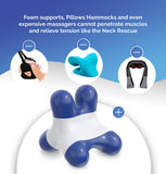 Women's Neck Massager for Pain Relief Deep Tissue, Occipital Release Tool, Trigger Point Massager, Neck Stretcher, Comfortably Relieves Neck Pain, Muscle Knots, Trigger Points, Tension Headache Relief