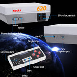 ANGFA Retro Game Console Built-in 620 Games, HDMI and AV Output 8-Bit Classic Gaming Console with 2 Retro Controller for Christmas Birthday