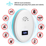 Ultrasonic Pest Mouse Repeller,4 Pack Upgraded Rodent Repellent,Electronic Mouse Repellent,Pest Repellent Ultrasonic Plug in,Mice Repellent Indoor,Spider Repellent Indoor for Rodent,Spider,Rats,Mouse