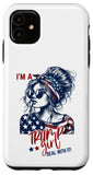 iPhone 11 I Am A Trump Girl Deal With It Trump 2024 election president Case