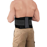 ACE - 902002 Adjustable Back Brace, Stabilizing Support and Comfort, Adjustable, Breathable, Full Range of Motion, from America's Most Trusted Brand of Braces, Black