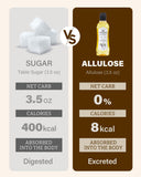 My Normal Keto Allulose 17.1 Fl Oz - Allulose, Monk Fruit and Stevia Blend, Zero Calorie Sweetener, 1:1 Sugar Substitute, Gluten Free, No Erythritol & Glycemic Impact, 0g Net Carbs - Keto, Paleo, Vegan Friendly