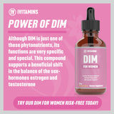 Dim Supplement Women | Dim | Estrogen Supplement for Women | Dim Supplement | Dim for Women | Dim Supplement for Women | Acne Supplements | Acne Supplements for Women | 1 fl oz: Orange Flavor