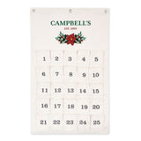 Weddingstar Customizable Reusable Fabric Christmas Advent Calendar - Poinsettia