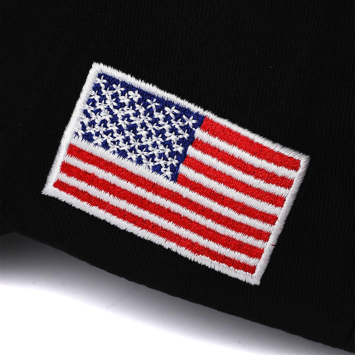 MAGA Hat Trump 2024,Embroidered Make America Great Again Donald Trump Slogan Hat and American Flag Adjustable Baseball Cap (MAGA and Flag Black)