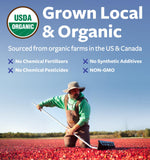 USDA Cranberry Powder Organic Certified - Organic Cranberry Juice Concentrate Support Urinary Tract Health for Women & Men - Pure Cranberry Concentrate Vegan Non-GMO & Filler Free (200 Servings)