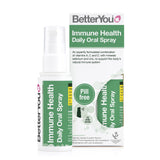 BETTERYOU Immune Health Daily Oral Spray, Pill-Free Multivitamin Supplement, Vitamins A, C and D with Minerals Selenium and Zinc, 1-month Supply, Made in the UK, Natural Orange and Peach Flavour