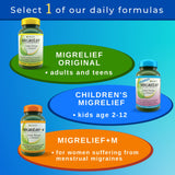 MigreLief-Now Fast-Acting Formula, As-Needed Nutritional Support for Migraine and Headache Sufferers - 60 Vegetarian Capsules