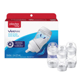 Playtex Baby VentAire Complete Tummy Comfort Baby Bottles, Anti-Colic & Anti-Reflux, Clear, 6 Oz, 3 Count