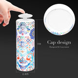 Car Tissue Holder with Facial tissues Bulk, Tissue for Car Cup Holder, Round Tissue Boxes for car tissues Cylinder,Travel tissues Packs Bulk