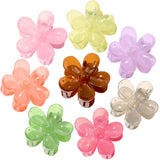 Flower Hair Clips 8PCS Hair Claw Clips Nonslip Large Claw Clips Cute Hair Clips Strong Hold For Women Thick Hair, Big Hair Clips, Hair Claw Clips, Daisy Hair Clips 8 Colors