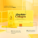 Absolute Collagen Marine Liquid Collagen Supplement for Women - 8000mg Collagen in Each Sachet - Higher Absorption Than Tablets or Powder - Original Lemon Flavour - 14 Sachets per Box