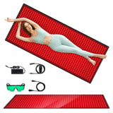 Red Light Therapy Mat for Body, 71"x 31" Red Light Therapy Blanket Red Near Infrared 660nm 850nm Full Body Pad, 1280 LEDs Infrared Light Therapy for Body for Pain Relief, Improved Sleep