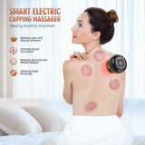 DUKUANGGT Cupping Therapy Set with Portable Electric Massager - 4 in 1 Professional Smart Cupping Kit for Relieving Pain, Soothing Muscles, Boosting Circulation, and Enhancing Skin Tightness