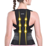 SICHEER Posture Corrector for Women and Men Back Brace Straightener Shoulder Upright Support Trainer for Body Correction and Neck Pain Relief, X-Large(waist 42-46 inch)