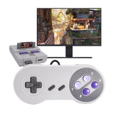 2 Pack Retro SNES Controller, kiwitatá Remote Wired Gamepad Controller Compatible with Original SNES Super Entertainment Game Console System