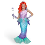 Spooktacular Creations 10PCS Girls Mermaid Dress, Little Mermaid Dress, Mermaid Dress Up for girls 4-6, Mermaid Costume for Girls for Halloween Parties-3T